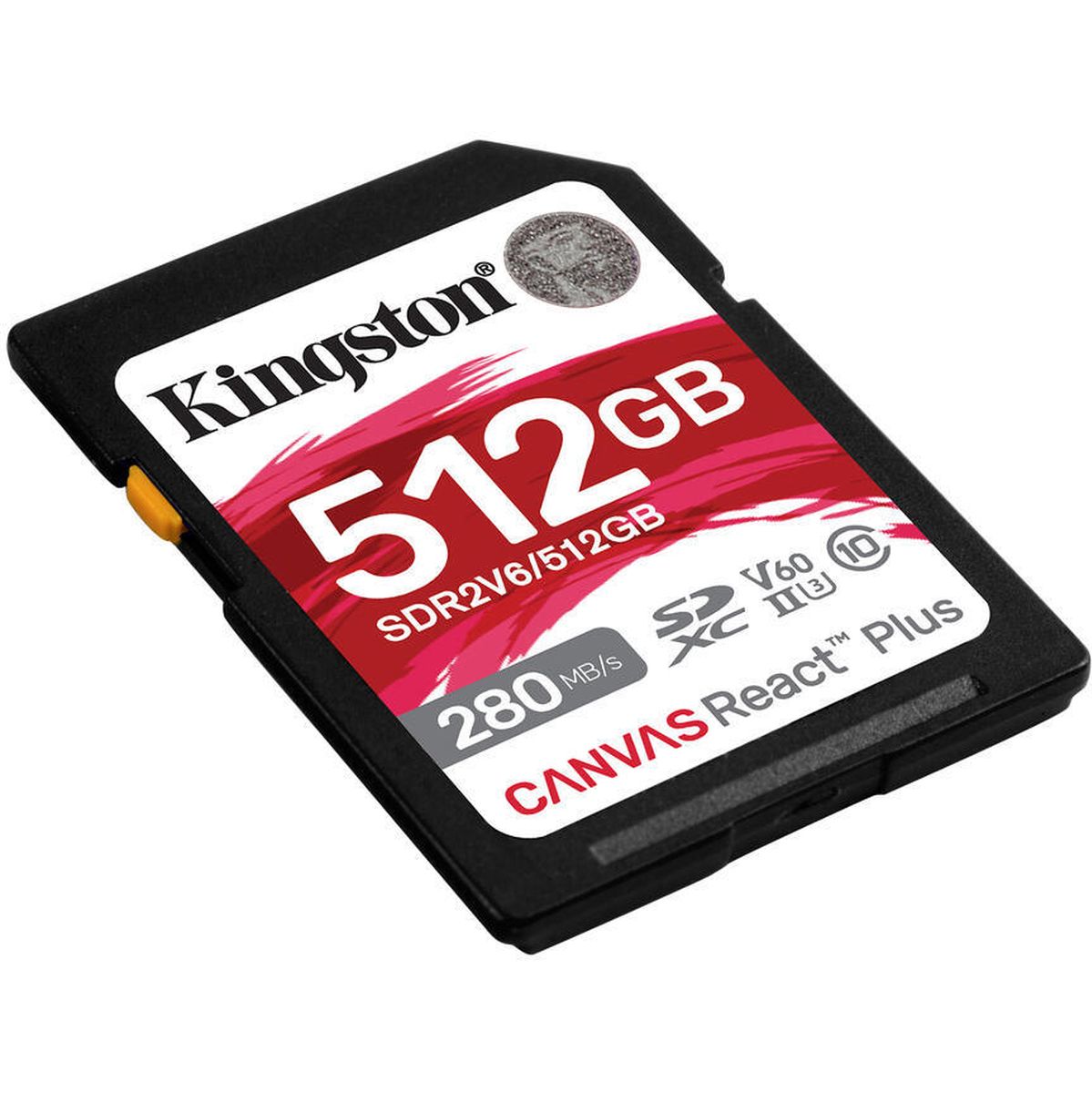 Kingston 512GB SDXC Canvas React Plus U3 UHS-II