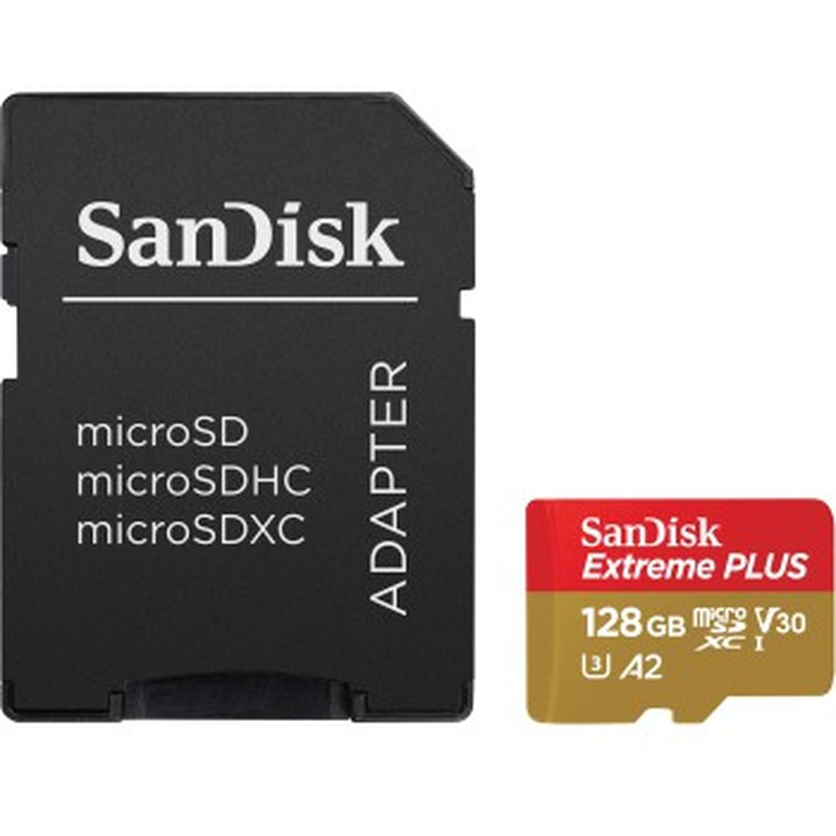 SanDisk Extreme Plus MicroSDXC 128GB+SD Adapter - image 3 of 4