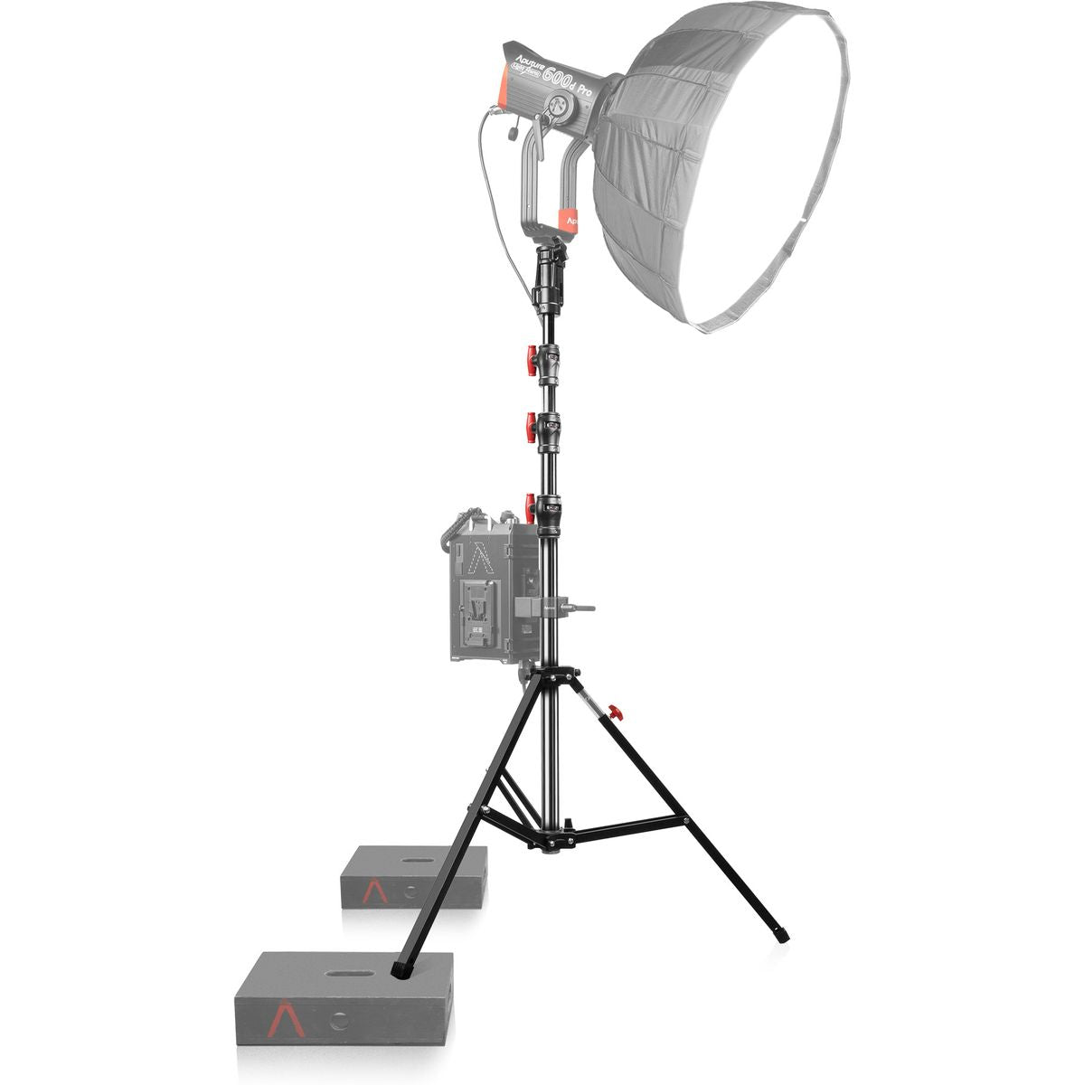 Shape Aluminum Triple Riser Black Combo Stand 14.75'