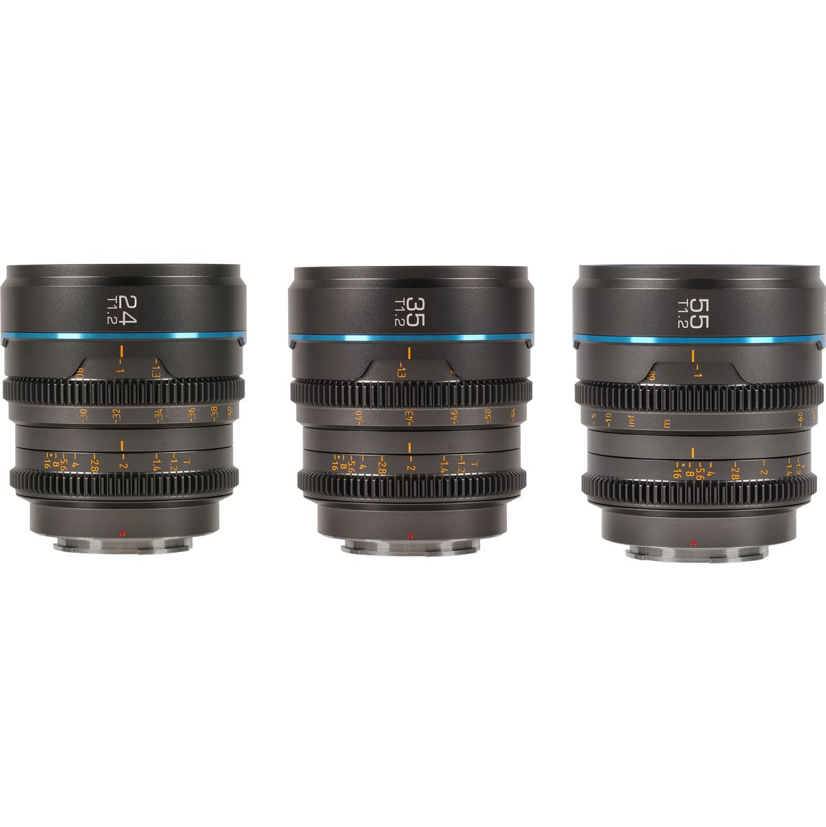 Sirui Nightwalker Series 24 35&55mm T1.2 S35 M-Focus Cine Lens L-Mount Grey - image 2 of 3