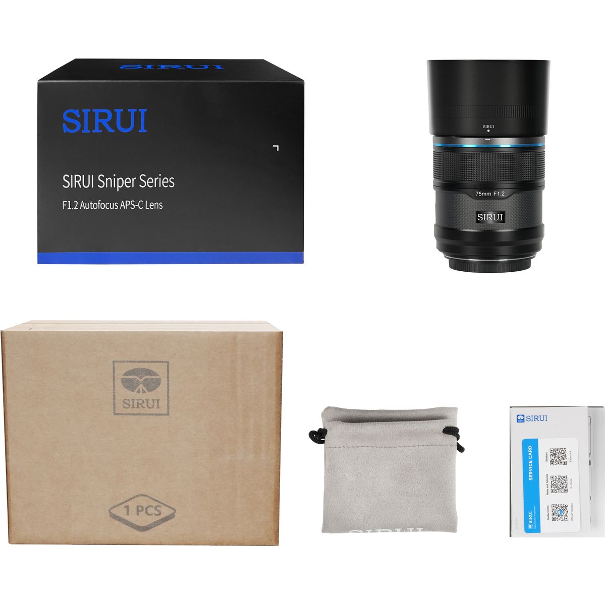 Sirui Sniper 75mm f/1.2 Aps-C/S35 Auto-Focus Lens (E Mount B