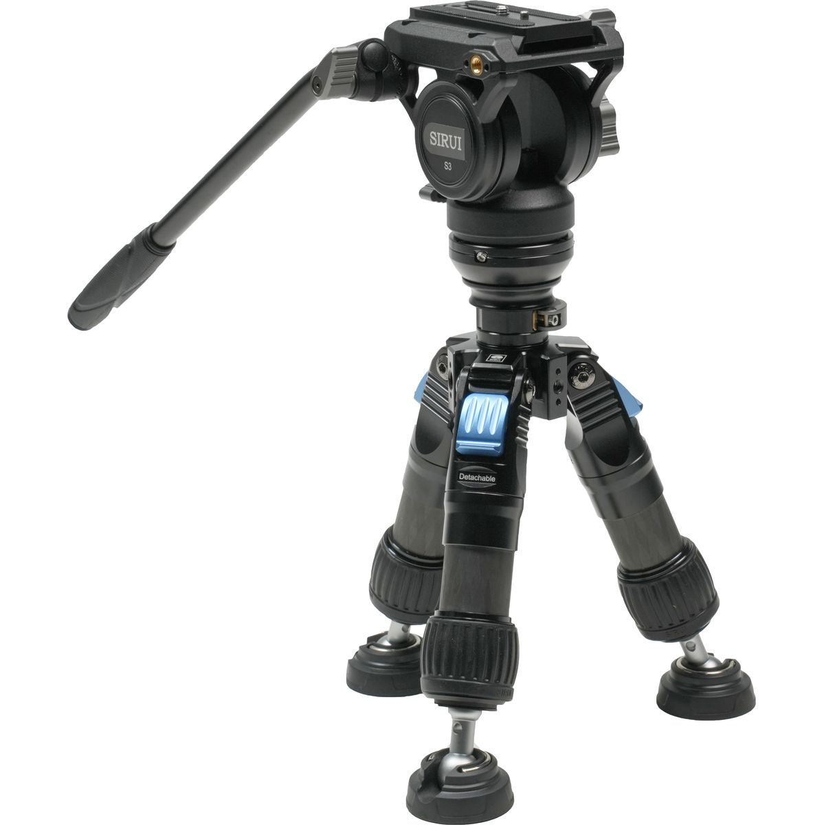 Sirui SVS60+S3 ONE-Step Carbon Fiber Height Adjustment Video Tripod Kit