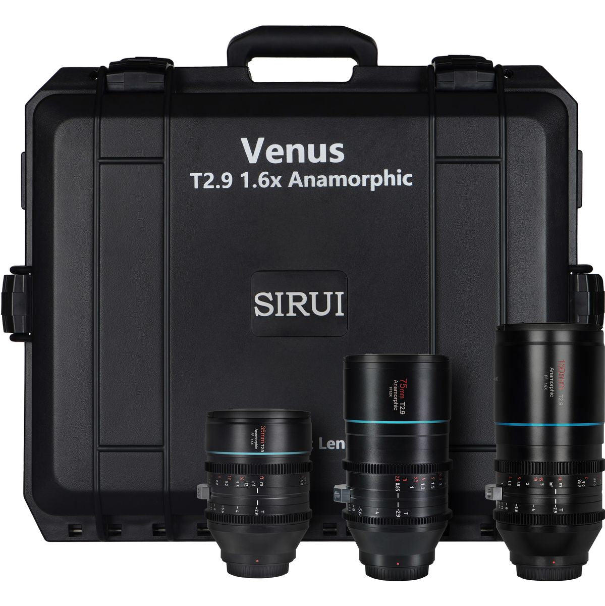 Sirui Venus Three-Lens Kit T2.9 1.6X (35MM+75MM+150MM +hard