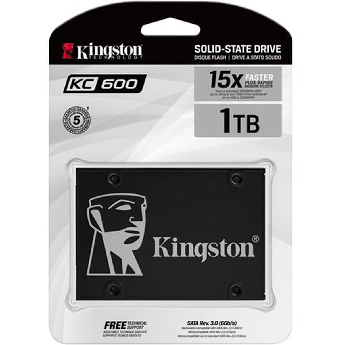 Kingston 1024GB KC600ms SATA3 mSATA SSD Only Drive - image 3 of 3