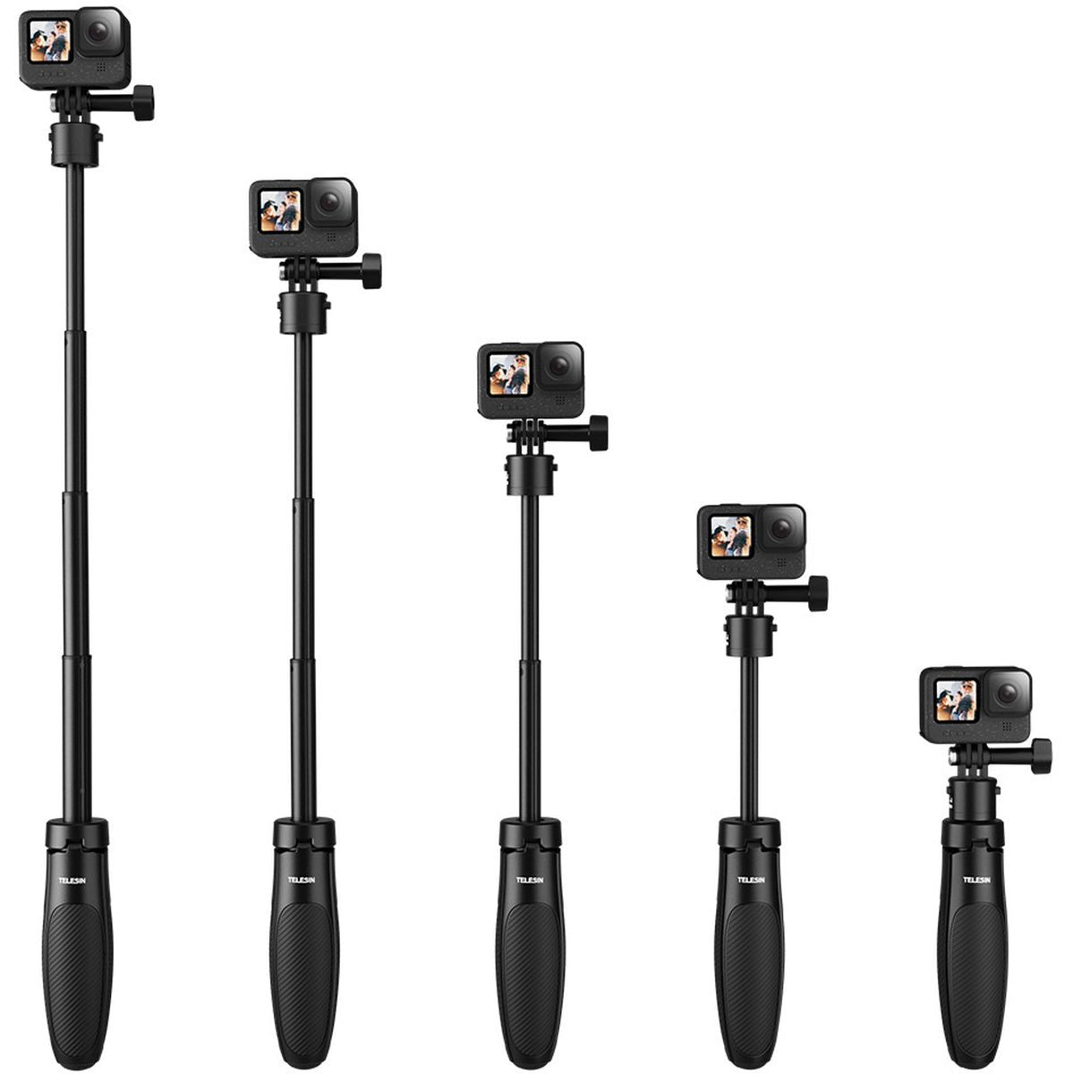 Telesin Mini Quick Release Selfiestick Tripod For GoPro - image 3 of 5