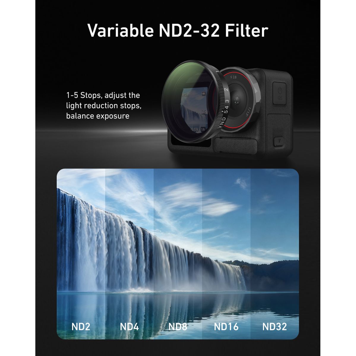 Telesin 1/4 Black Mist Filter For DJI Osmo Action 5/4/3 - image 5 of 5