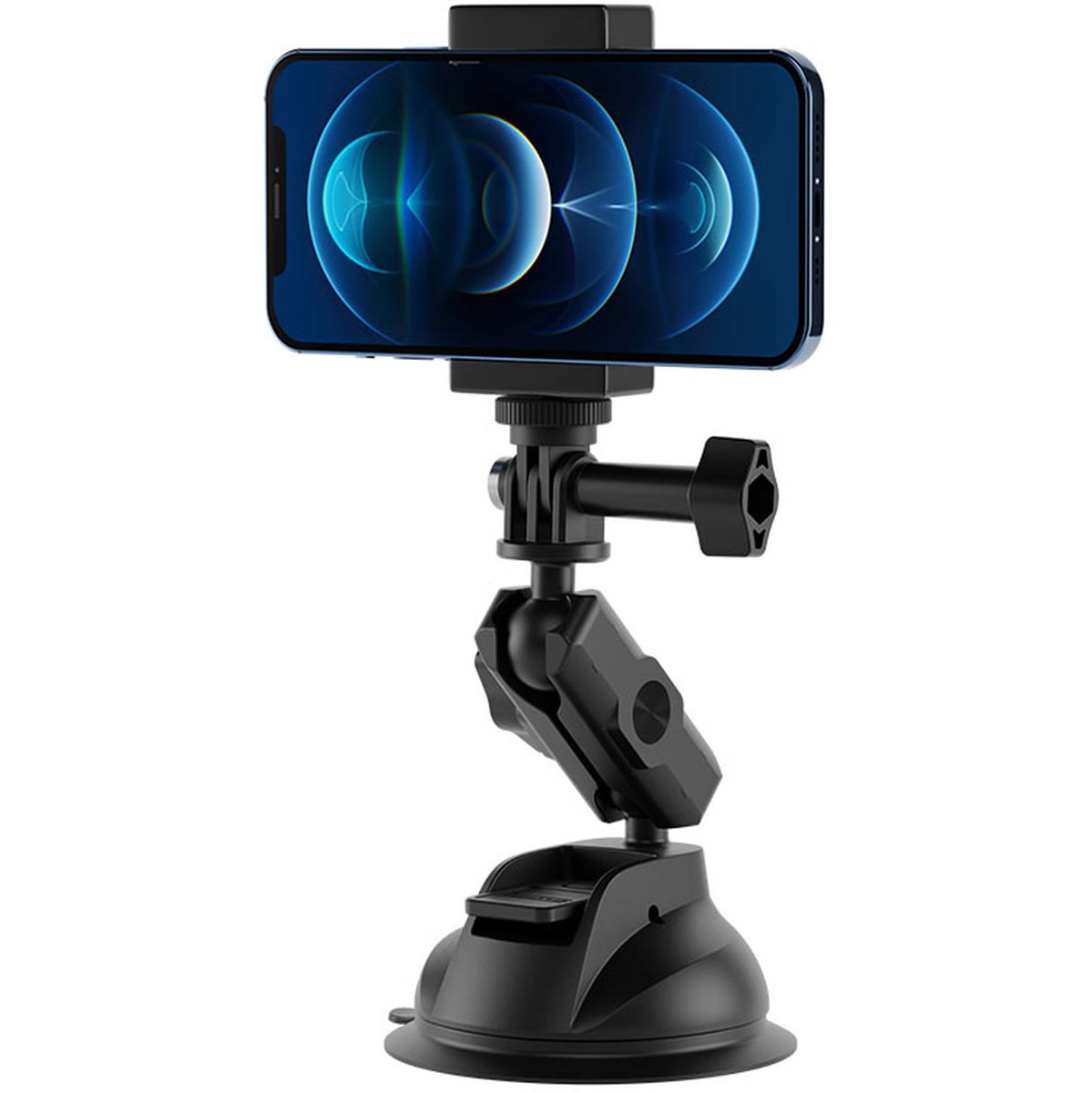Telesin Adjustable Suction Cup For GoPro / Smartphone Plastic. - image 2 of 2
