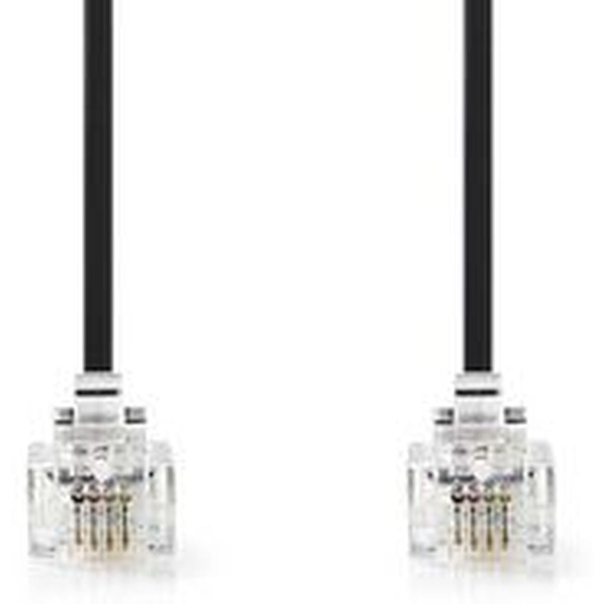 Nedis Network Cable RJ11M-RJ11M 5.0m BK - image 2 of 2