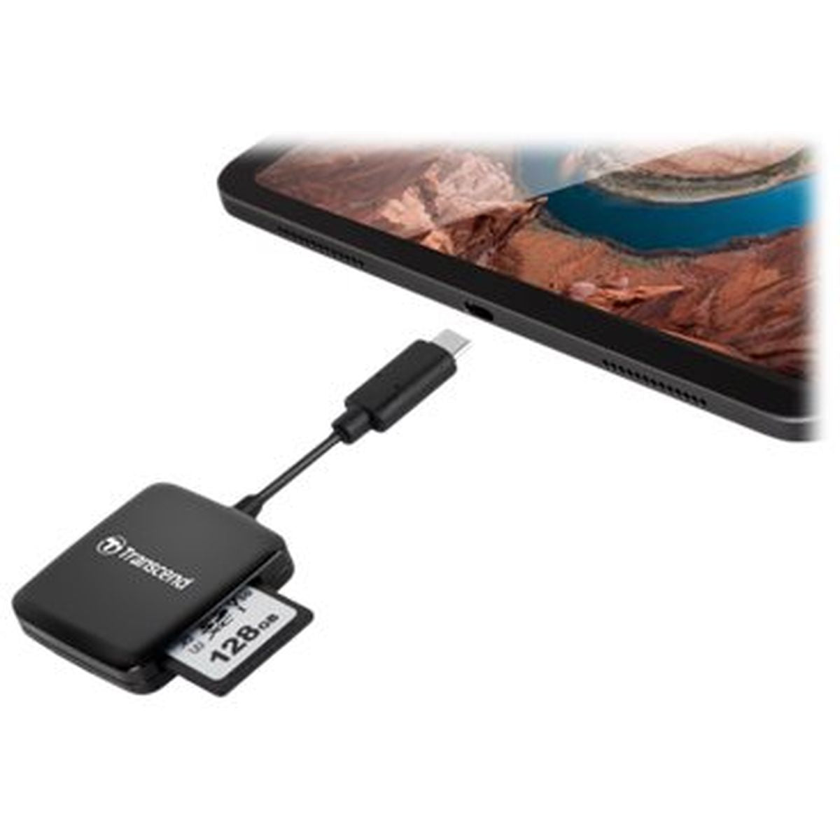 Transcend Card Reader USB Type C - SDHC/MicroSDHC USB3.2 - image 2 of 2
