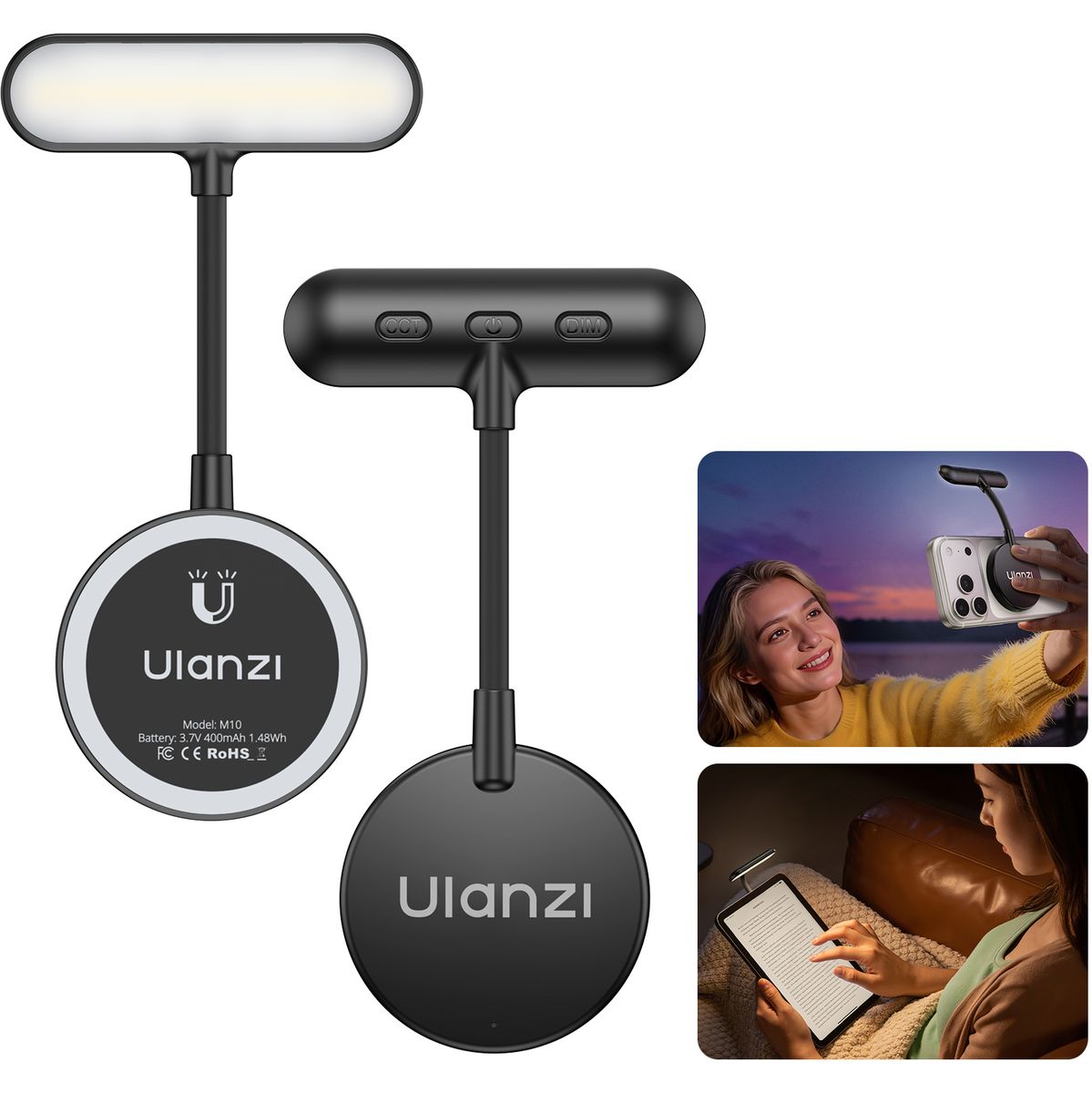 Ulanzi M10 Magnetic Flexible Telefoonlamp