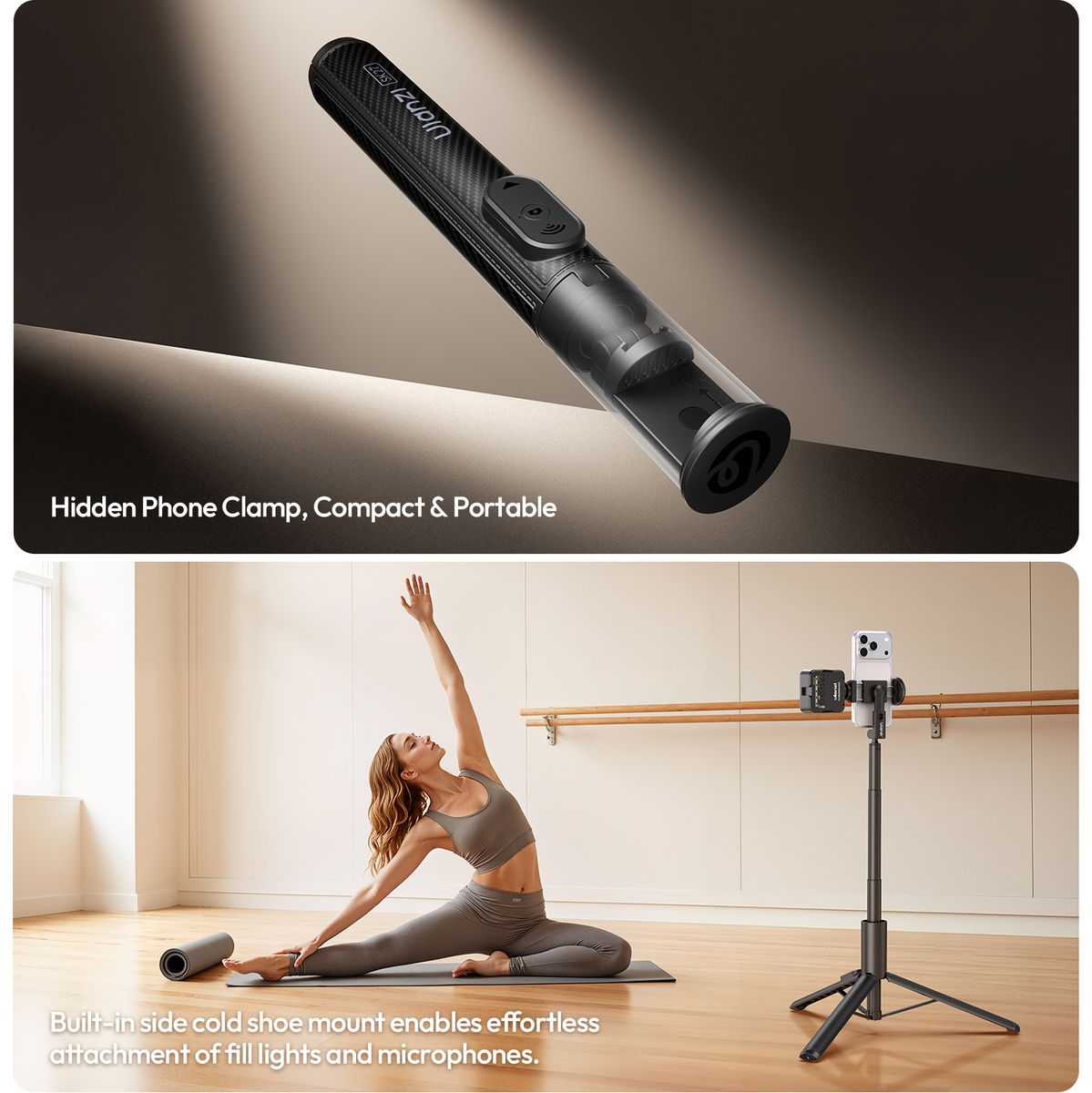 Ulanzi SK27 Selfie Stick Tripod Plus Magnetic - image 5 of 5