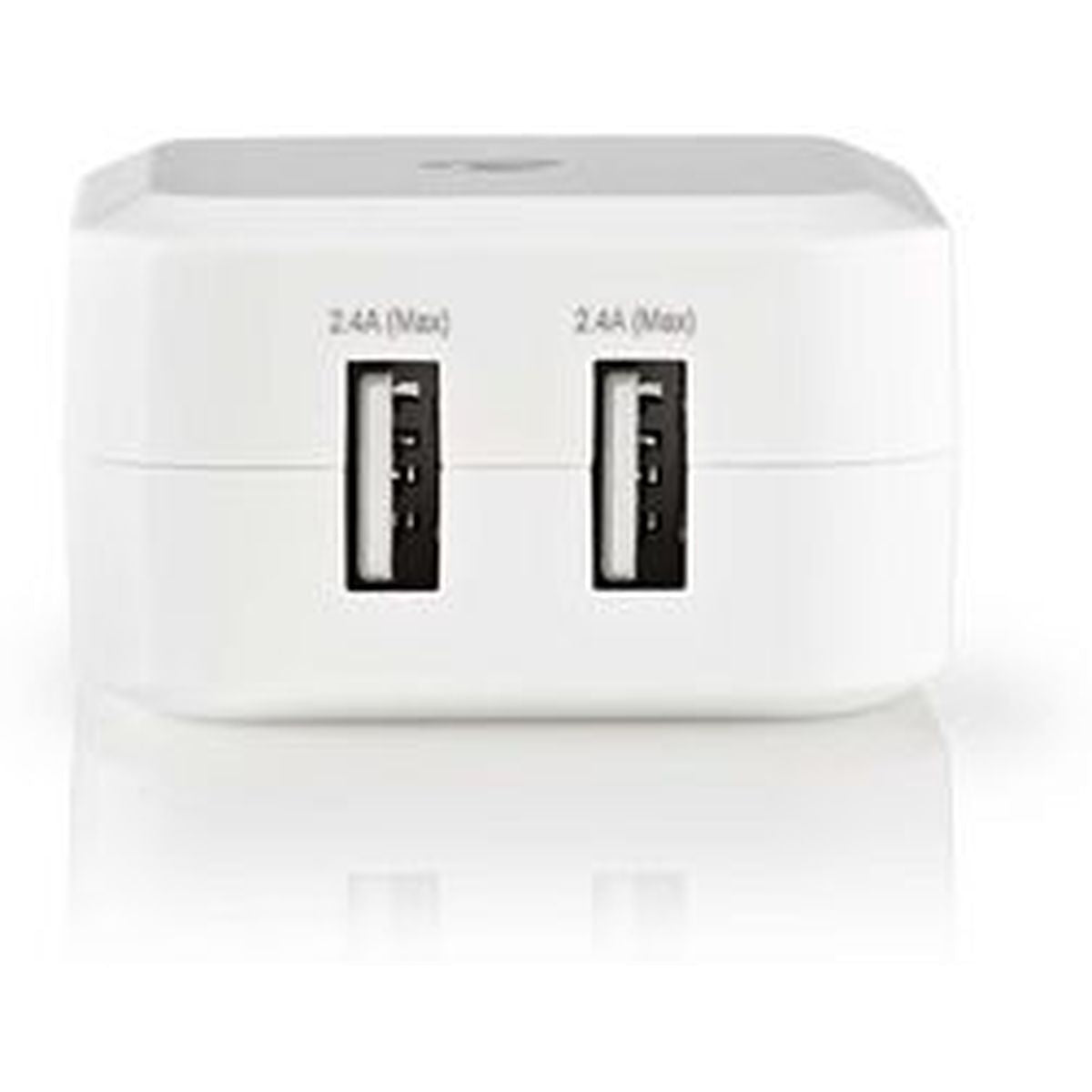 Nedis Wandoplader 4.8 A 2 Outp USB-A WH - image 2 of 2
