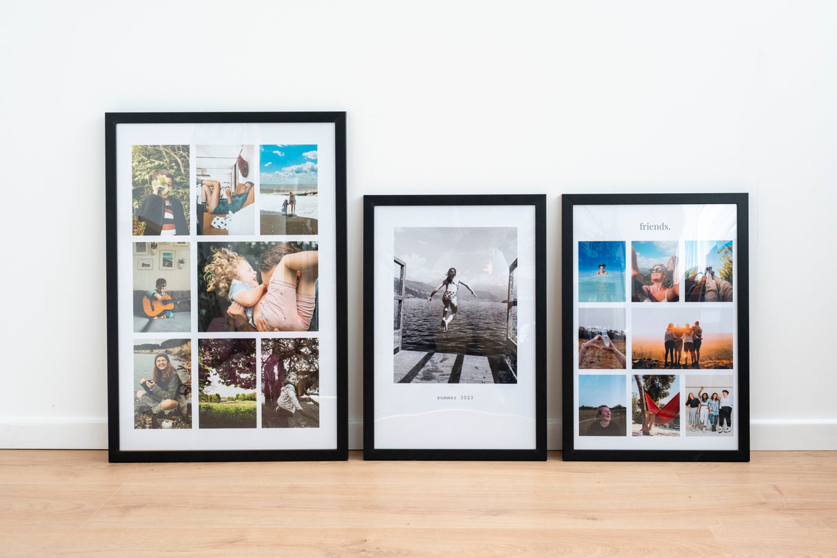 ملصق صور بإطار أسود