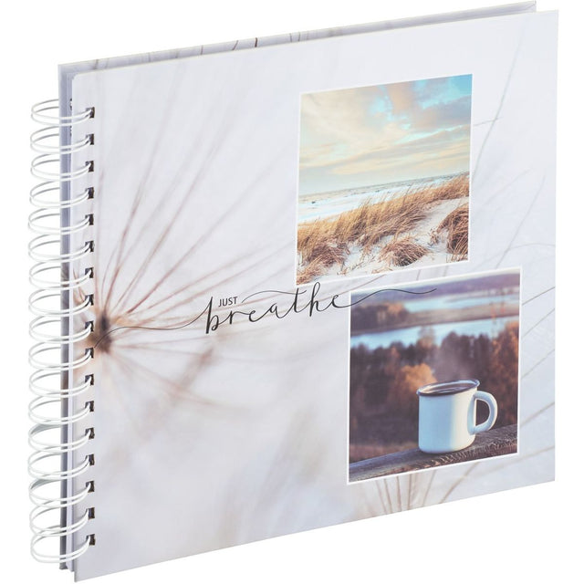 Hama Spiraalalbum Relax 28 X 24 cm 50 White Pagina's Breathe