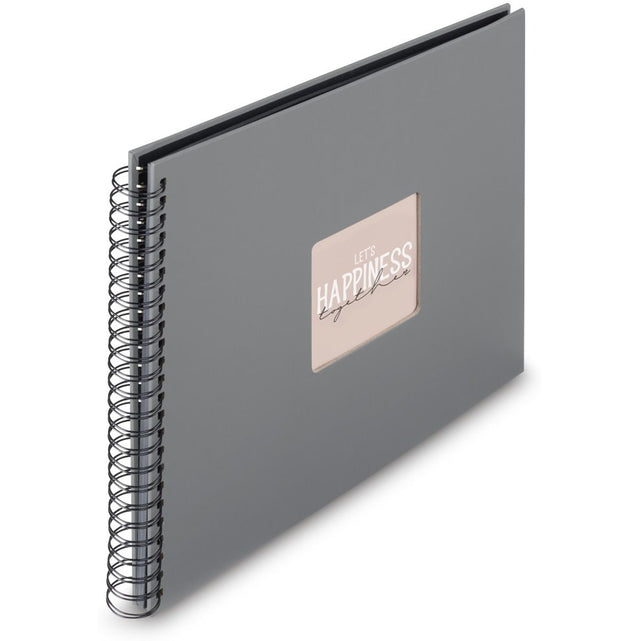 Hama Spiral Album Fine Art 36x32 cm 50 Black Pages Stone ...