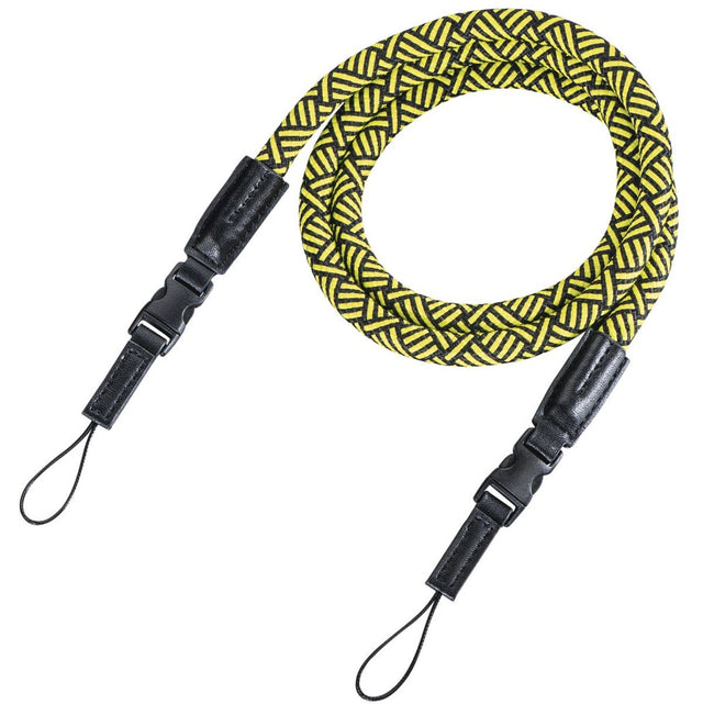 Hama Cameraband Braid 120 Snelsluiting Lengte 120 cm Black/Yellow