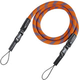 Hama Cameraband Braid 120 Snelsluiting Lengte 120 cm Orange/Blue