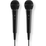 Hama Dynamische Microphone Karaoke Jack-Cable 2.5 M + ADAP. Aan/Uit Set Van 2