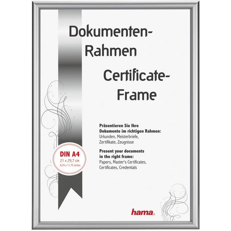 Hama Aluminium Frame Detroit Silver Polystyreen 21 X 29.7 cm
