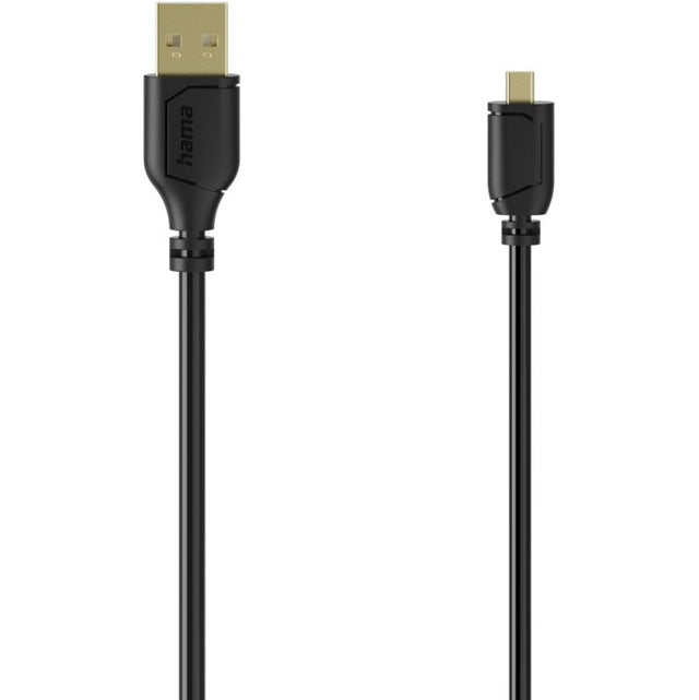 Hama Mini-USB-Cable 'flexi-Slim' Mini B8-PLUG USB 2.0 480 MBIT/s 0.75 M