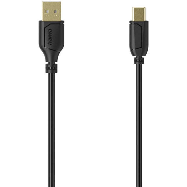 Hama USB-A/USB-C-Cable Flexi-Slim USB 2.0 480 MBIT/s 0.75m