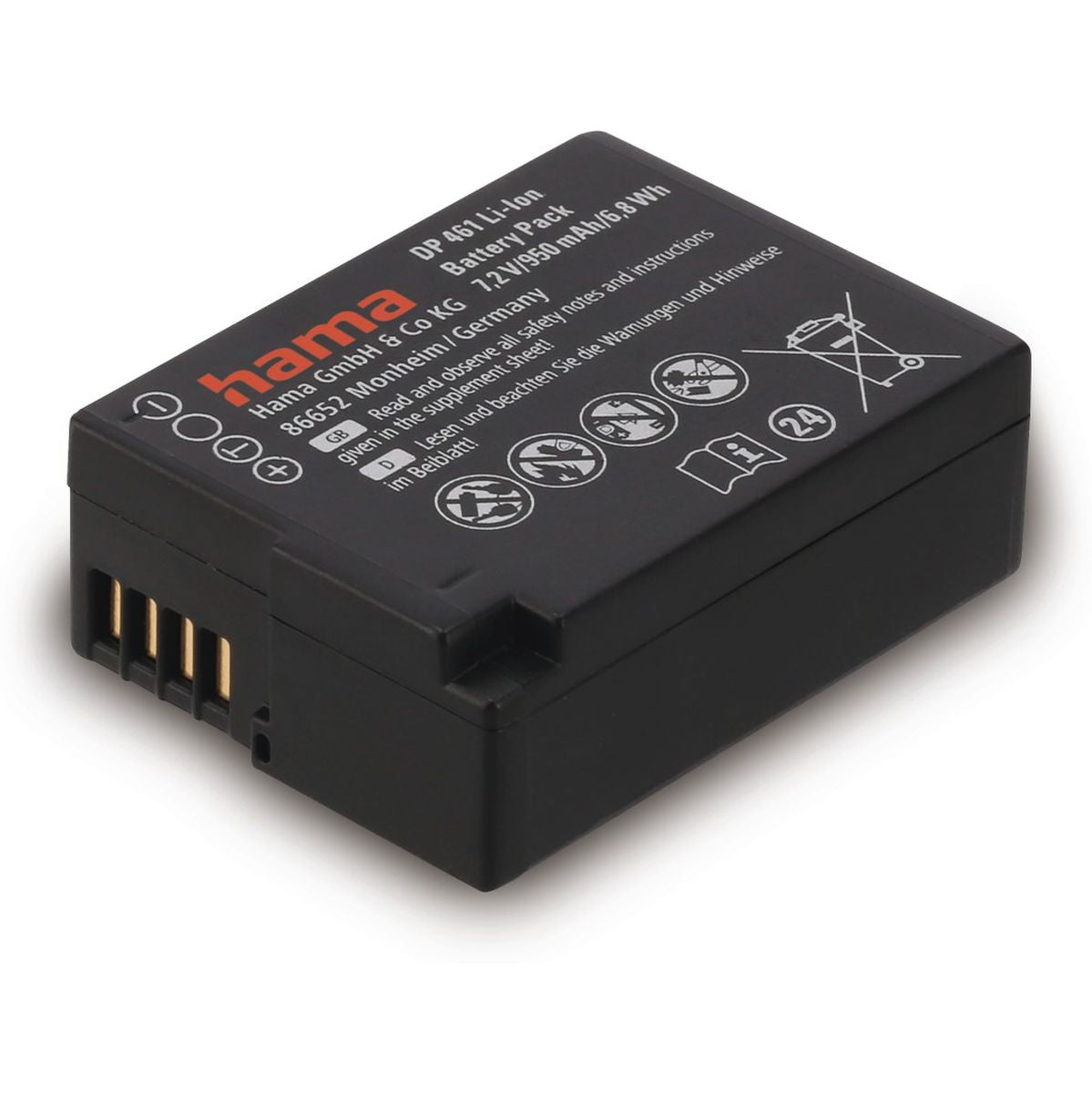 Hama Li-ION-Battery DP 461 For Panasonic DMW-BLC12