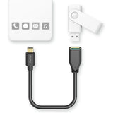 Hama USB-Adapterkabel OTG USB-C-Plug - USB-A-Connection 15 cm Black - image 2 of 3