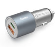 Hama Auto-Fast Charger 1X USB-C PD 1X USB-A QC 38 W Metal