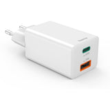 Hama Fast Charger 1X USB-C PD 1X USB-A QC Mini-Charger 45 W White - image 2 of 5