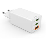 Hama Fast Charger Gan 2X USB-C PD 1X USB-A QC Mini-Charger 65W White - image 2 of 5