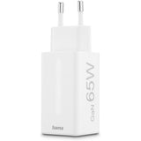 Hama Fast Charger Gan 2X USB-C PD 1X USB-A QC Mini-Charger 65W White - image 5 of 5