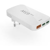 Hama Fast Charger 2X USB-C 1X USB-A PD 65 W Collapsible White - image 2 of 5