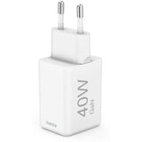 Hama Fast Charger Gan 2X USB-C Super-Mini-Charger PD 40 W White - image 5 of 5