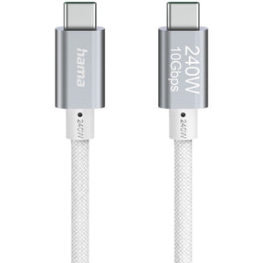 Hama Charging Cable USB-C - USB-C 240W Full-Featured USB 3.2 GEN2 10GBIT/s 1.5