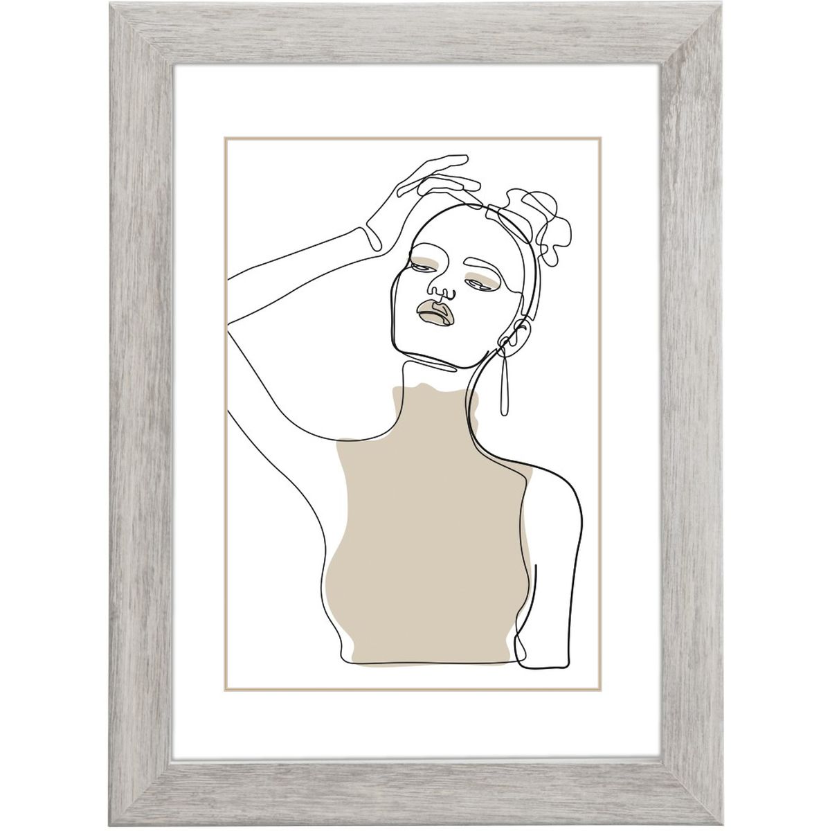 Hama Wooden Frame Kopenhagen Taupe 15 X 20 cm