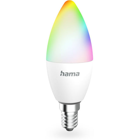 Hama Smart WiFi-Ledlamp E14 Matter 4.9W RGBW For Spraak-/app-Bediening