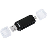 Hama USB-2.0-OTG-Card Reader Basic SD/MicroSD Black - image 2 of 2