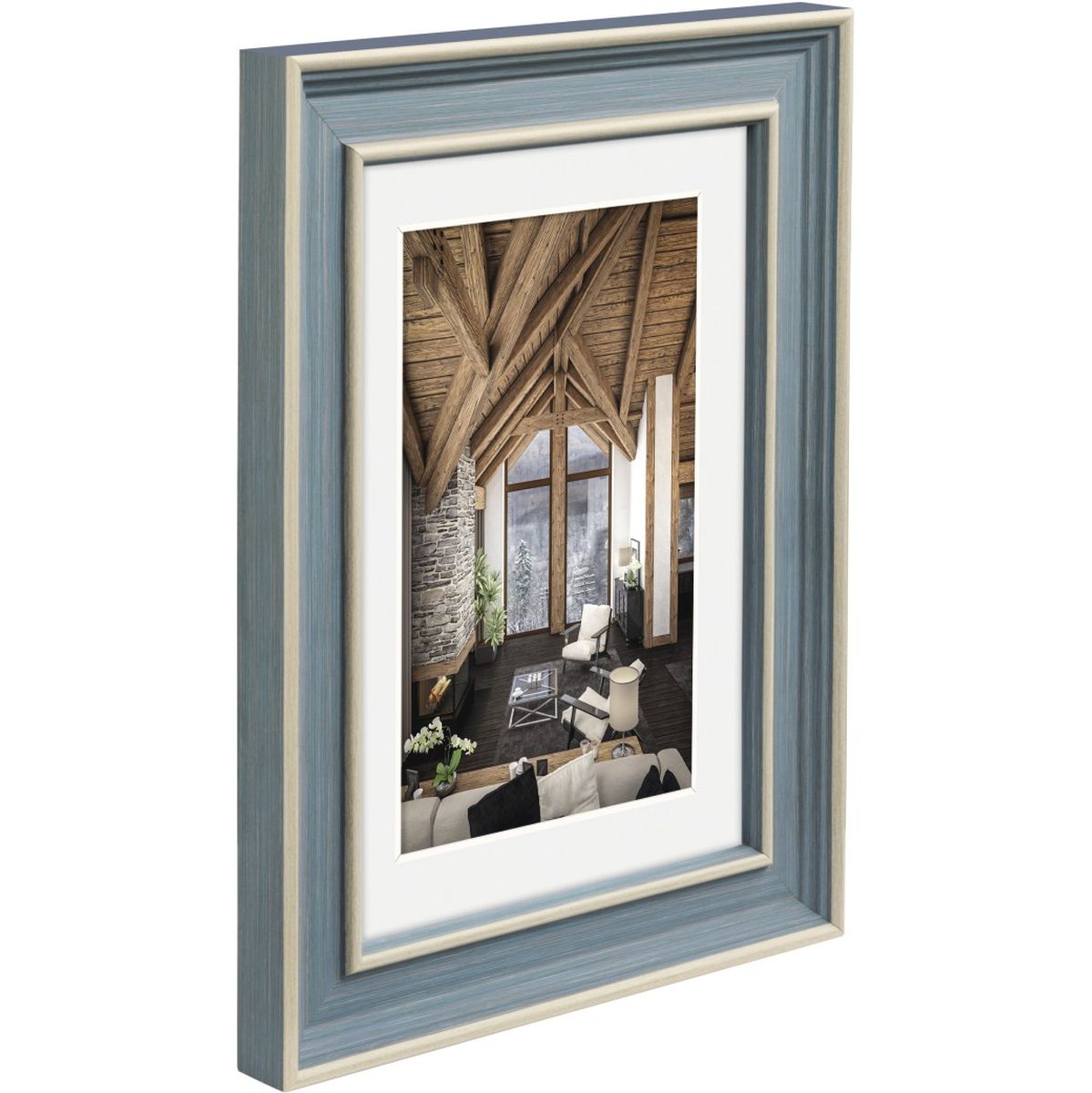 Hama Plastic Frame Rustic Grey-Blue 13 X 18 cm - image 2 of 2