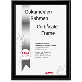 Hama Plastic Frame Swing Black 21 X 29.7 cm DIN A4