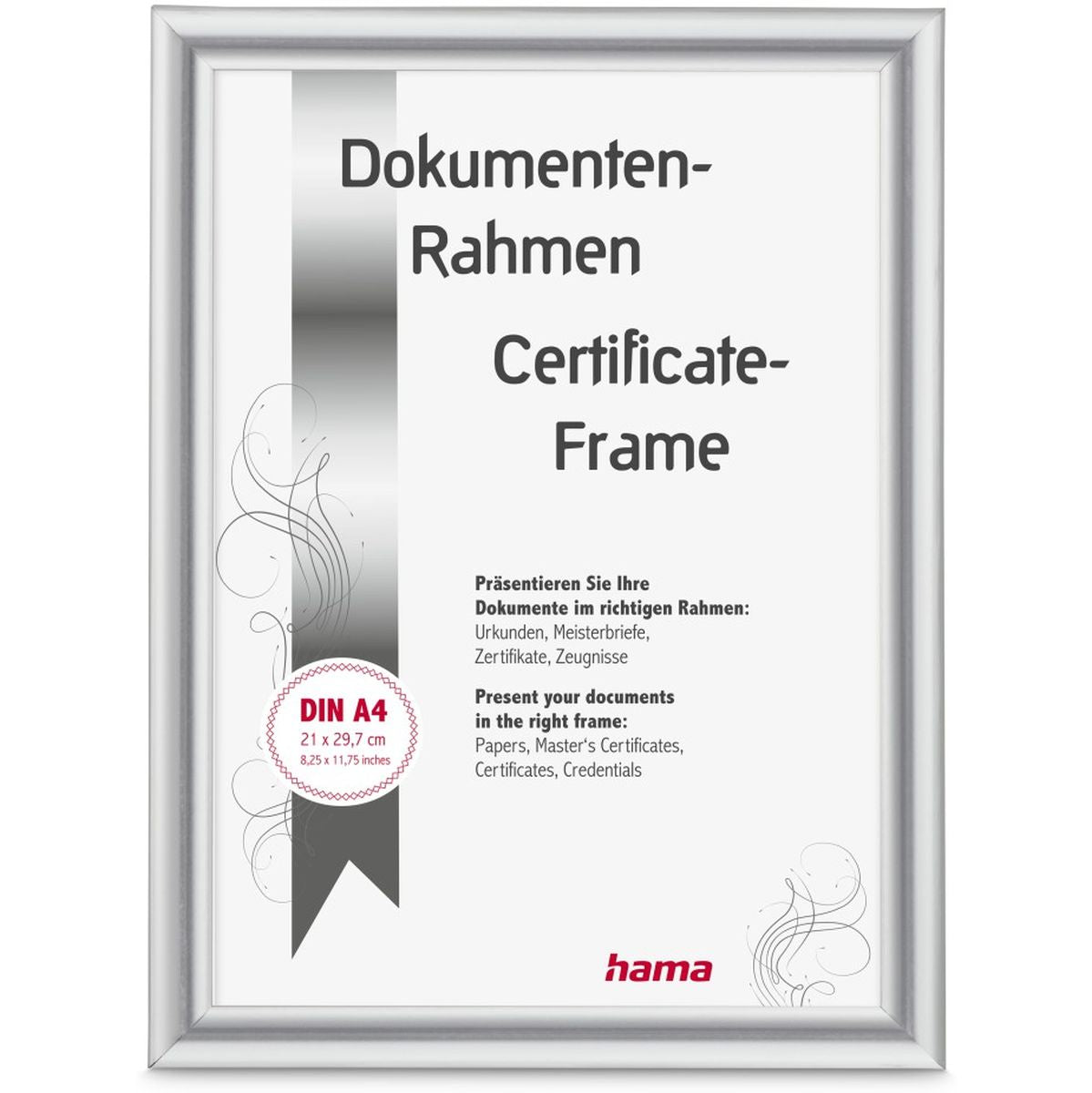 Hama Plastic Frame Swing Silver 21 X 29.7 cm DIN A4