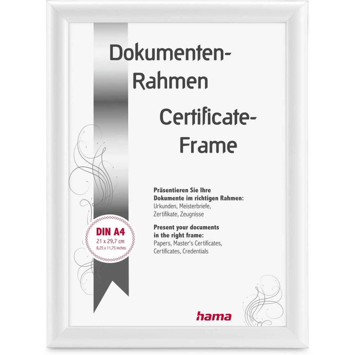 Hama Plastic Frame Swing White 21 X 29.7 cm DIN A4