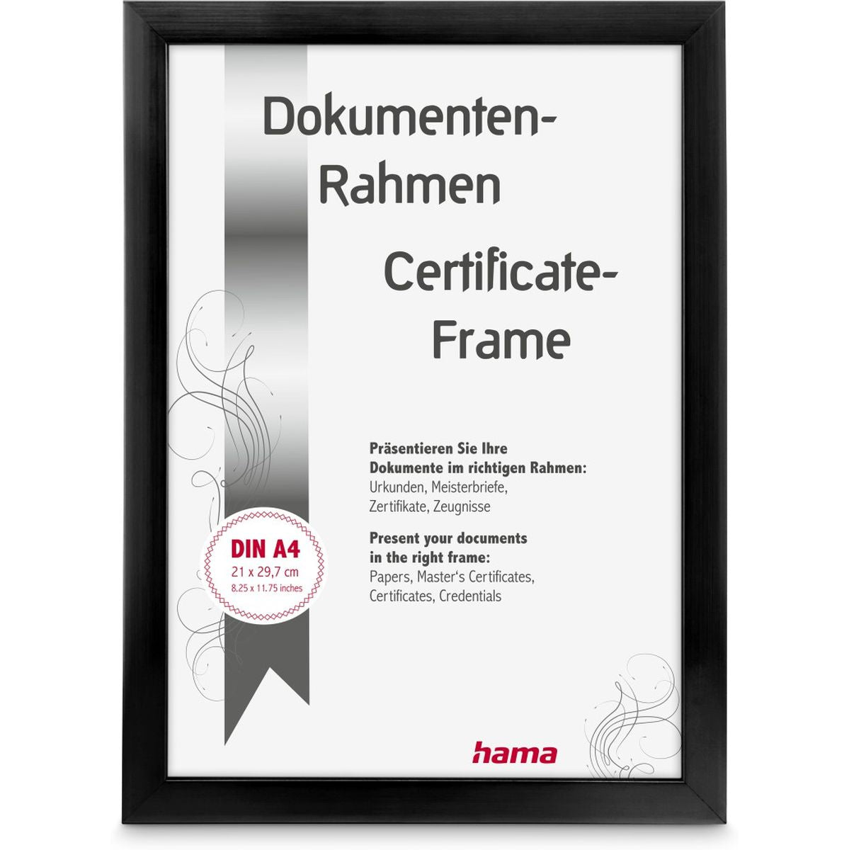 Hama Plastic Frame Chiaro Black 21 X 29.7 cm DIN A4