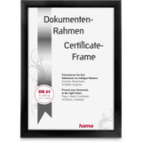 Hama Plastic Frame Chiaro Black 21 X 29.7 cm DIN A4