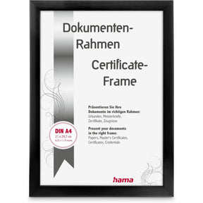 Hama Plastic Frame Chiaro Black 21 X 29.7 cm DIN A4