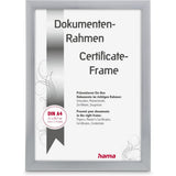 Hama Plastic Frame Chiaro Silver 21 X 29.7 cm DIN A4