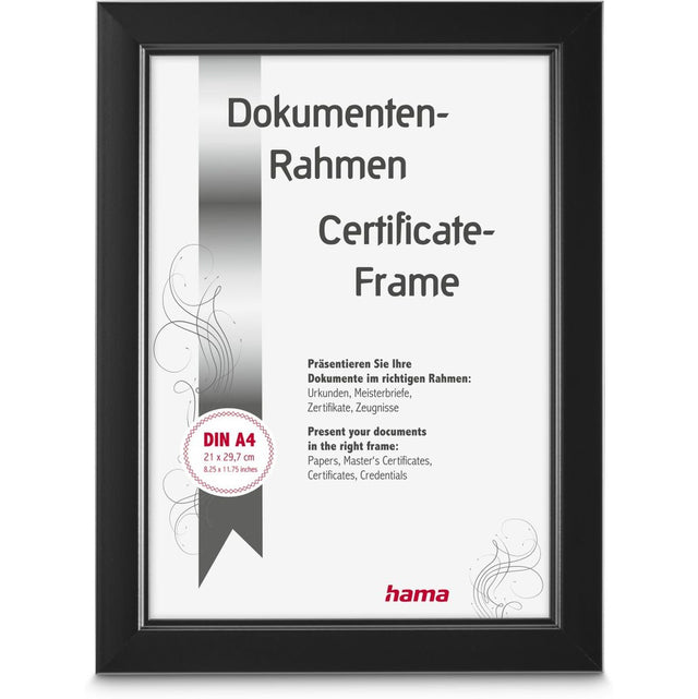 Hama Plastic Frame Chill Black 21 X 29.7 cm DIN A4