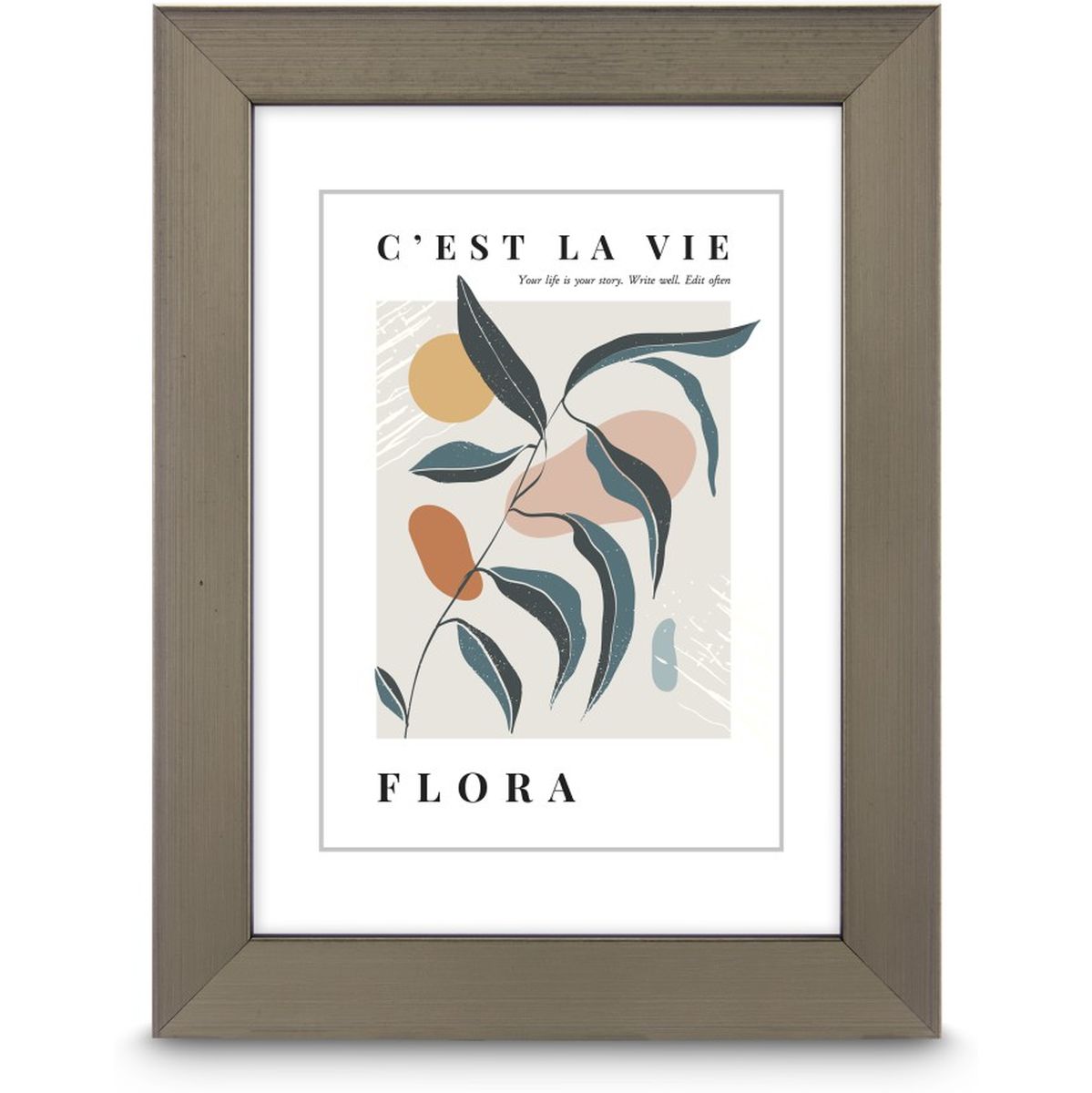 Hama Plastic Frame Flora Steel 15 X 20 cm
