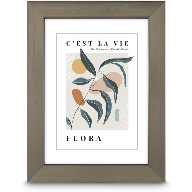 Hama Plastic Frame Flora Steel 15 X 20 cm