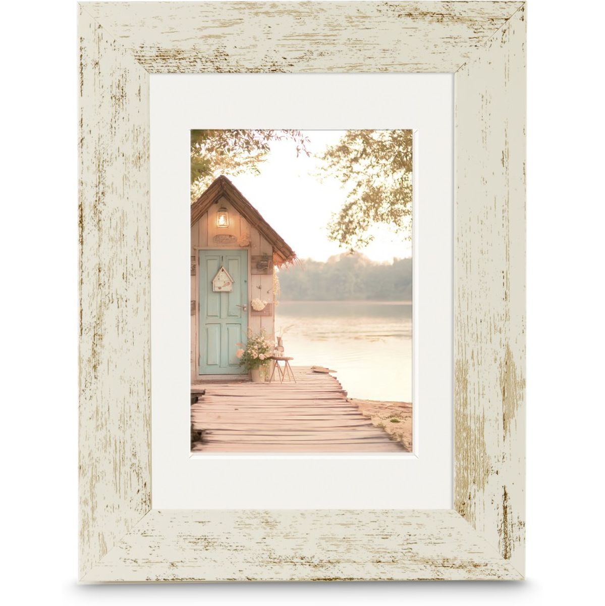 Hama Plastic Frame Cottage Oud White 10 X 15 cm