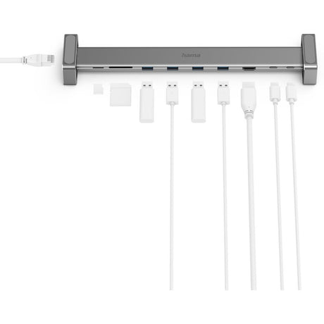 Hama 9IN1-USB-C-Dockingstation For 4X USB-A USB-C HDMI LAN - image 2 of 4